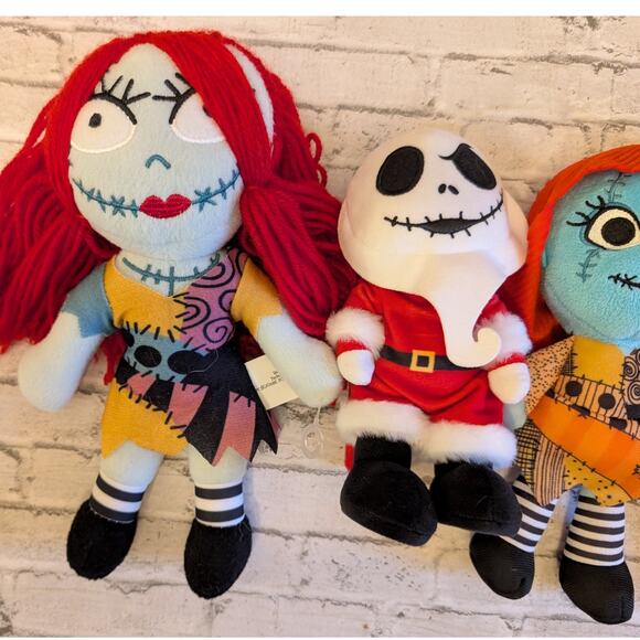 Nightmare Before Christmas Plushies Jack & Sally - Picture 2 of 12